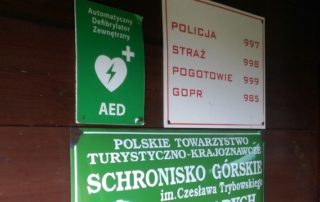aed w schroniskach górskich